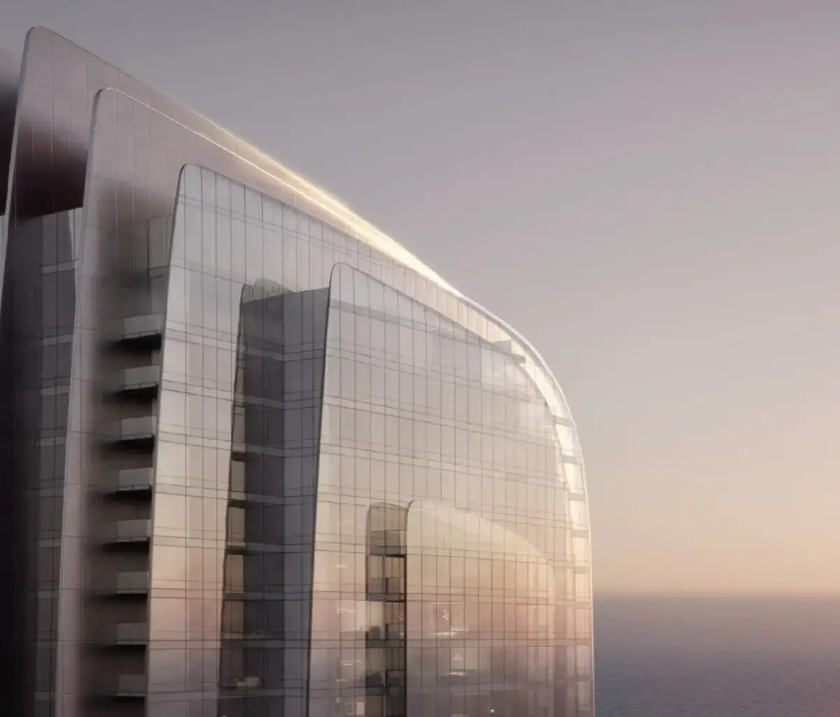 W Residences Abu Dhabi surrounded by water views and premium urban landscaping