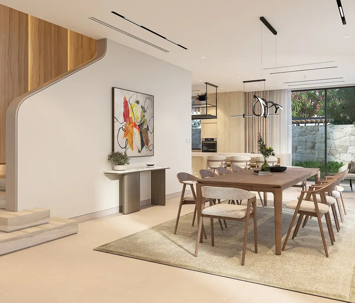 Cozy indoor space in an Al Naseem, Abu Dhabi residence.