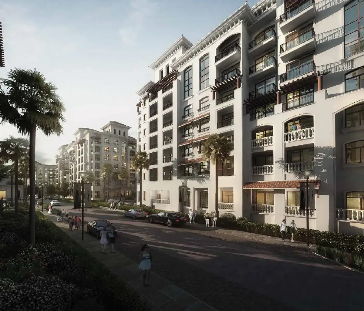 Outdoor leisure area with seating and greenery at Ansam apartments
