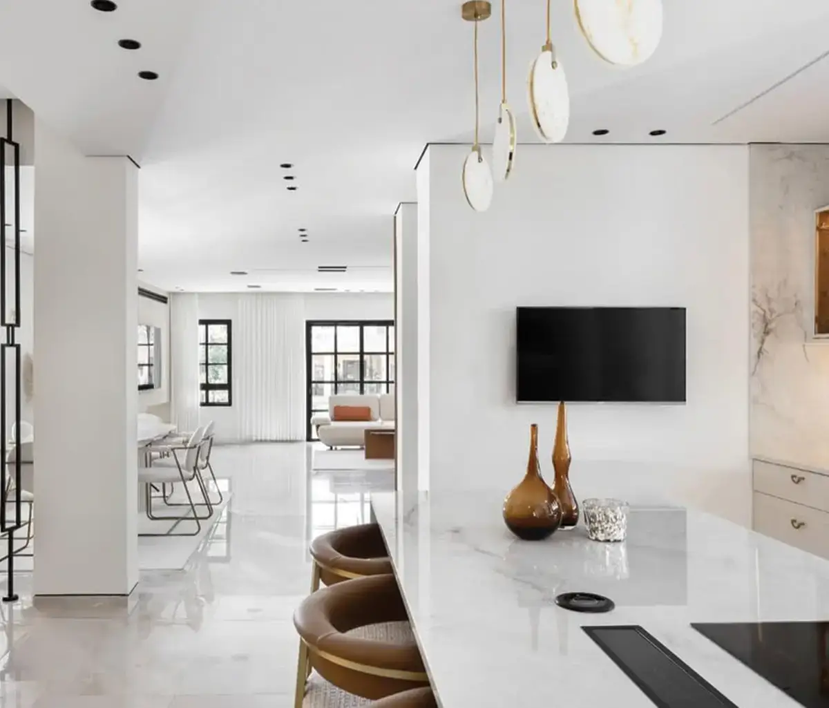 Elegant bathroom with premium fittings in Ansam, Abu Dhabi apartment