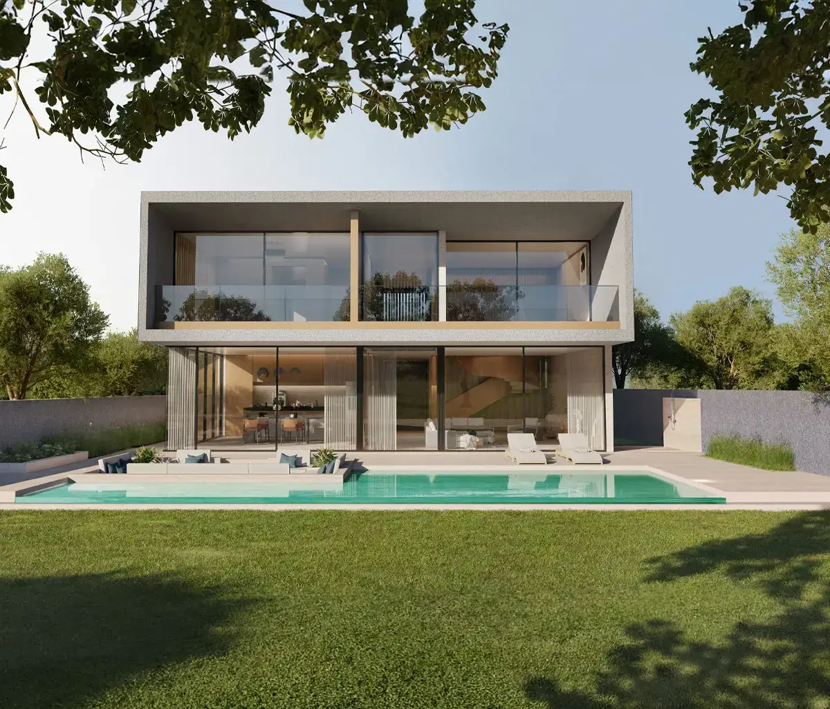 Luxury residences perched on elevated terrain at Nawayef West Abu Dhabi