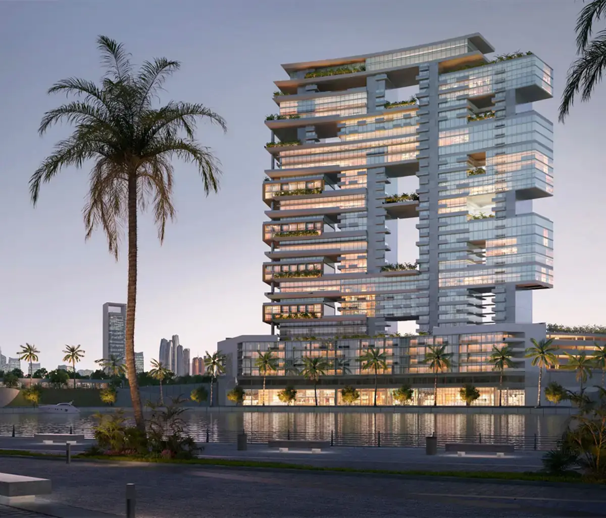 Radiant Marina Abu Dhabi tower with sweeping marina views