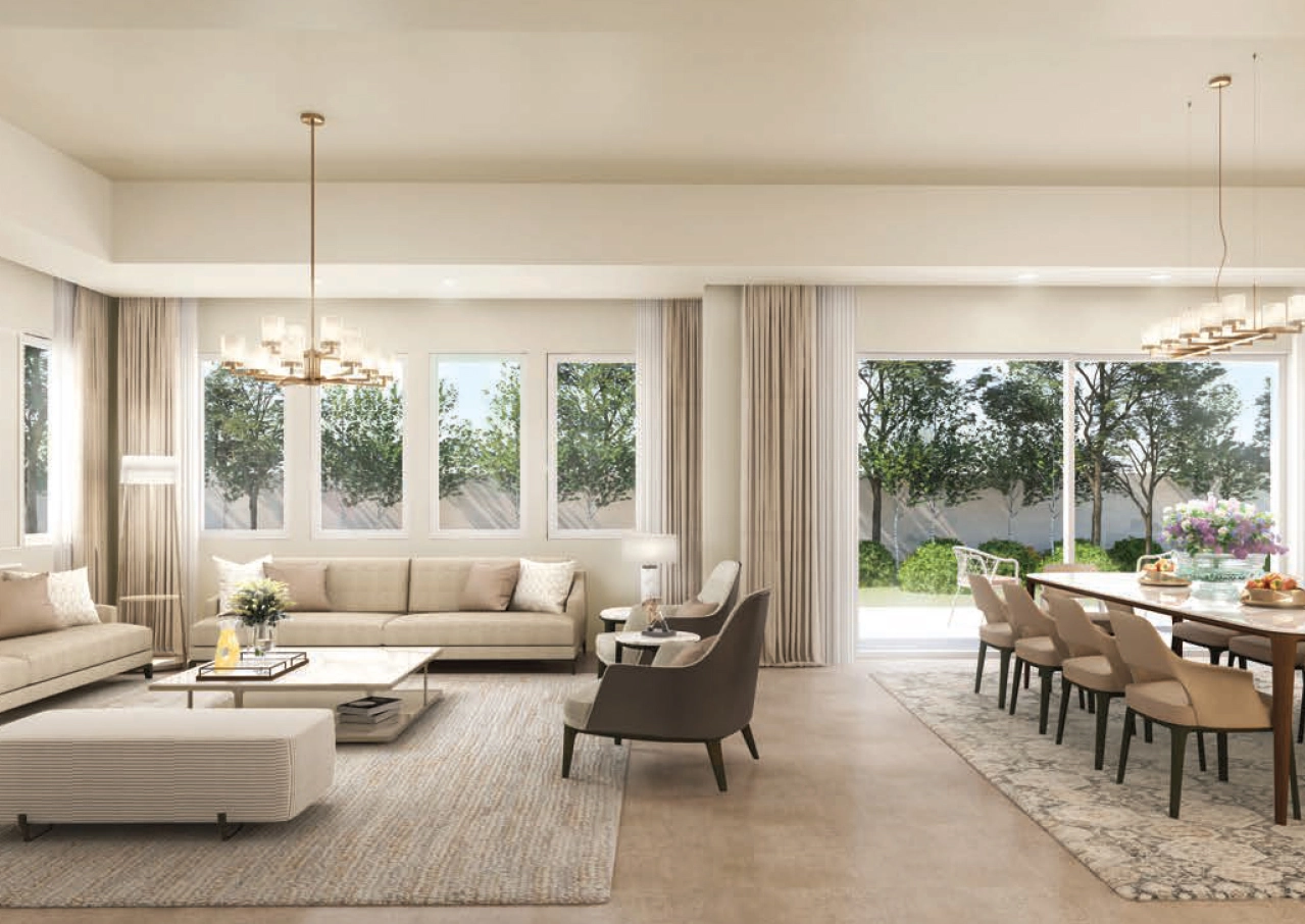 Home office corner with a classic interior touch and natural light