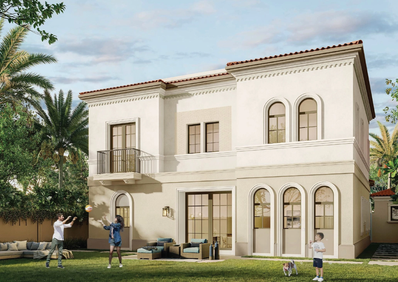 Front yard garden and private entrances in Toledo Bloom Living villas